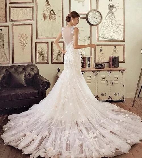 十二星座超仙气白色婚纱狮子座的,十二星座专属仙女婚纱狮子座