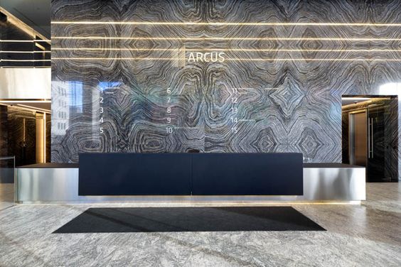 上海闵行logo墙设计制作,公司大理石logo墙效果图