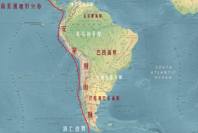 各大洲重要地形图,世界各大洲地形图