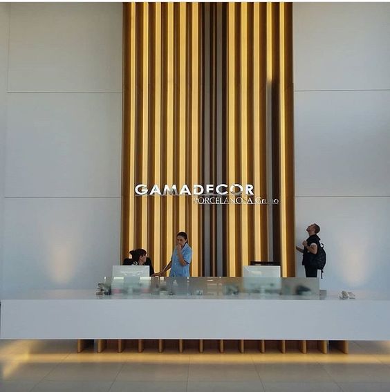 上海闵行logo墙设计制作,公司大理石logo墙效果图