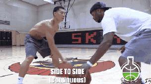 给初学者的运球练习,教初学者运球