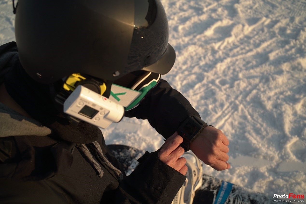 带着索尼运动相机X3000酷玩日本雪境