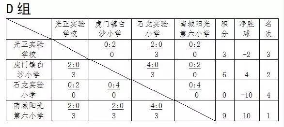 东莞中小学生校园足球联赛,东莞市南城第19届小学生足球比赛