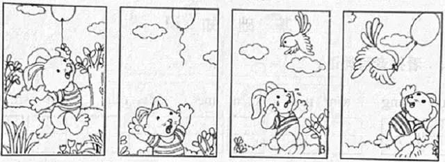 低年级看图写话图片和范文,低年级小学生龟兔赛跑看图写话