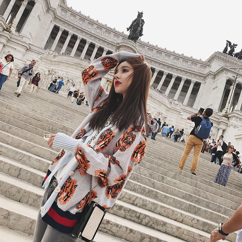 针织秋冬外套,针织外套冬天要怎么穿