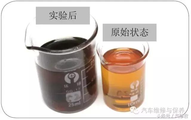 润滑油变黄的原因,润滑油颜色变黑