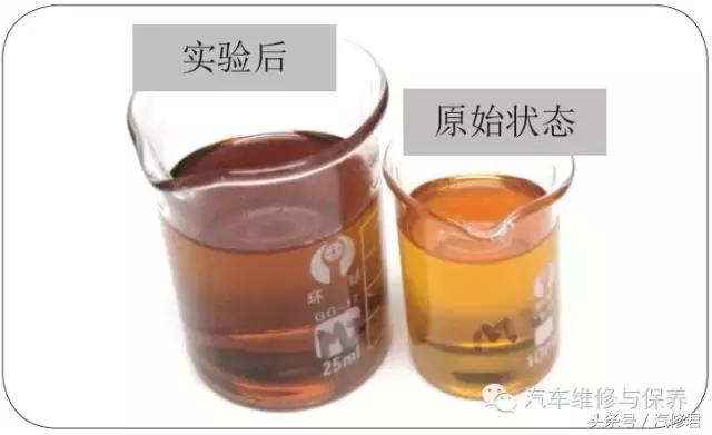 润滑油变黄的原因,润滑油颜色变黑