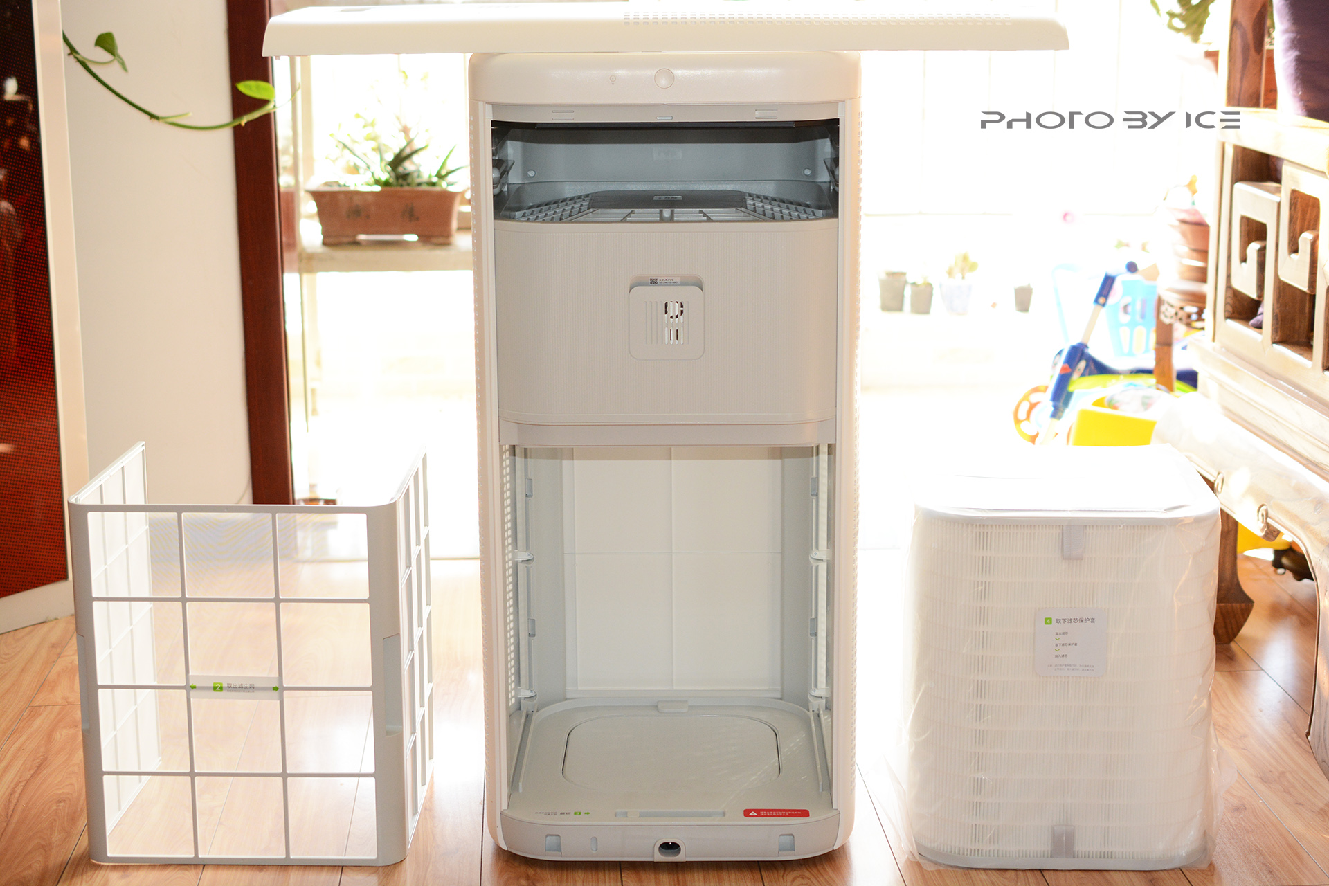 老罗测评锤子空气净化器,老罗空气清新机