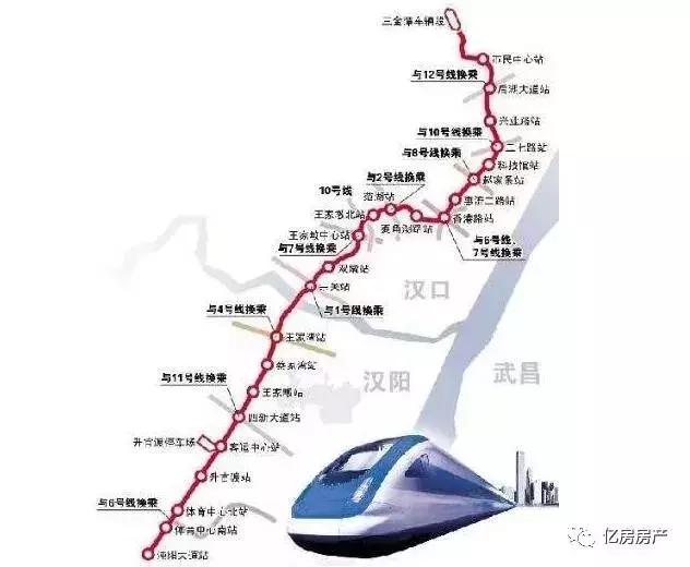 武汉地铁早高峰4号线,武汉地铁红色专列