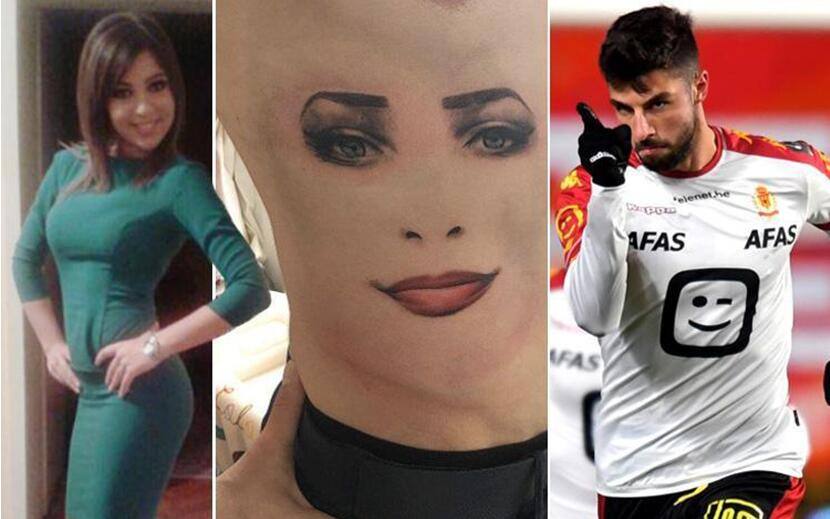 梅西的最新纹身,梅西腿部纹身最新