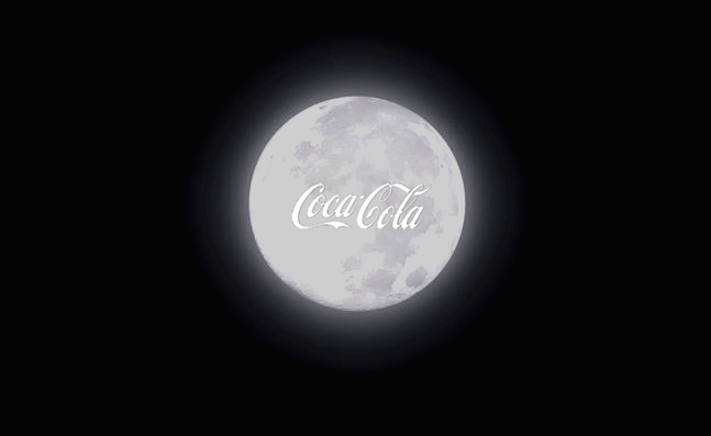 可口可乐宇宙广告,可口可乐创意广告灯光