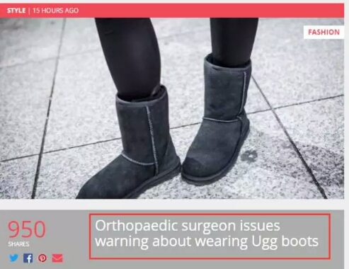 加拿大人超爱知名品牌爆出惊天丑闻：穿多了致残！UGG你在穿吗