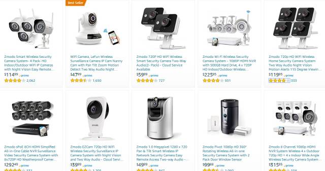 美国线上市场最受欢迎的摄像产品品牌及热卖品TOP30