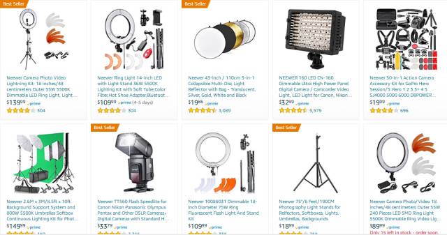 美国线上市场最受欢迎的摄像产品品牌及热卖品TOP30