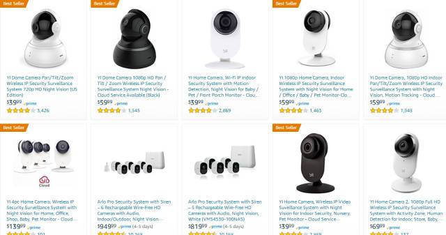 美国线上市场最受欢迎的摄像产品品牌及热卖品TOP30