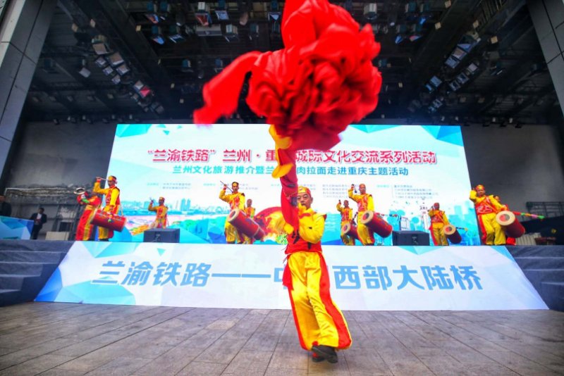 兰州皋兰社火太平鼓,兰州皋兰太平鼓助力天水