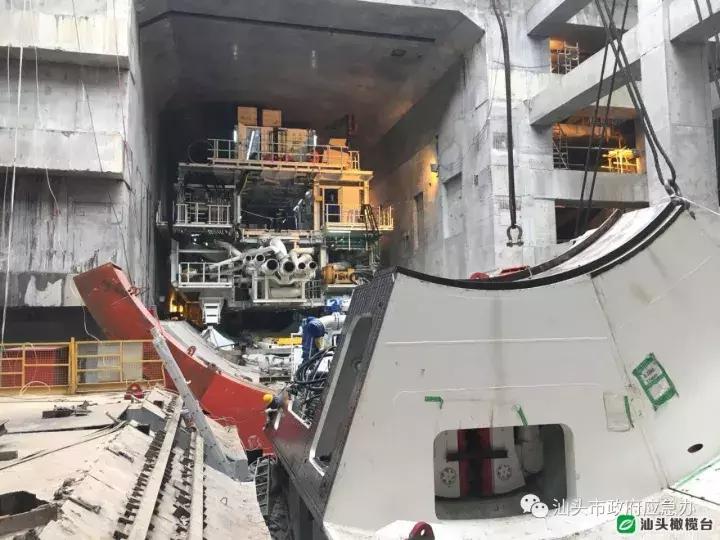 汕头海湾隧道盾构机刀盘到货,汕头海湾隧道鮀岛号盾构机下线
