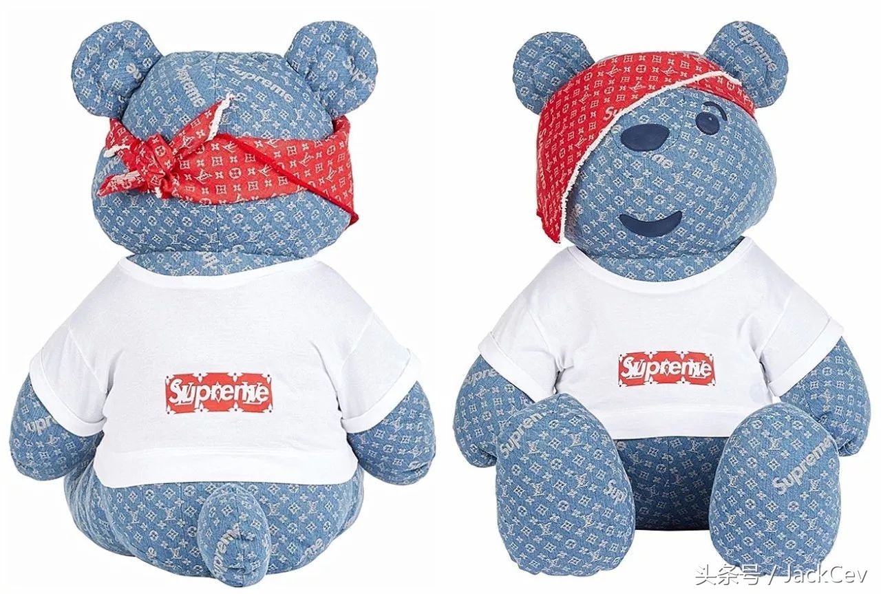 supreme和lv联名积木熊多少钱 (supreme与lv推出的熊)