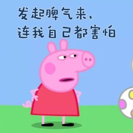 刘耀文小猪佩奇表情包,小猪佩奇燃烧吧我的青春表情包