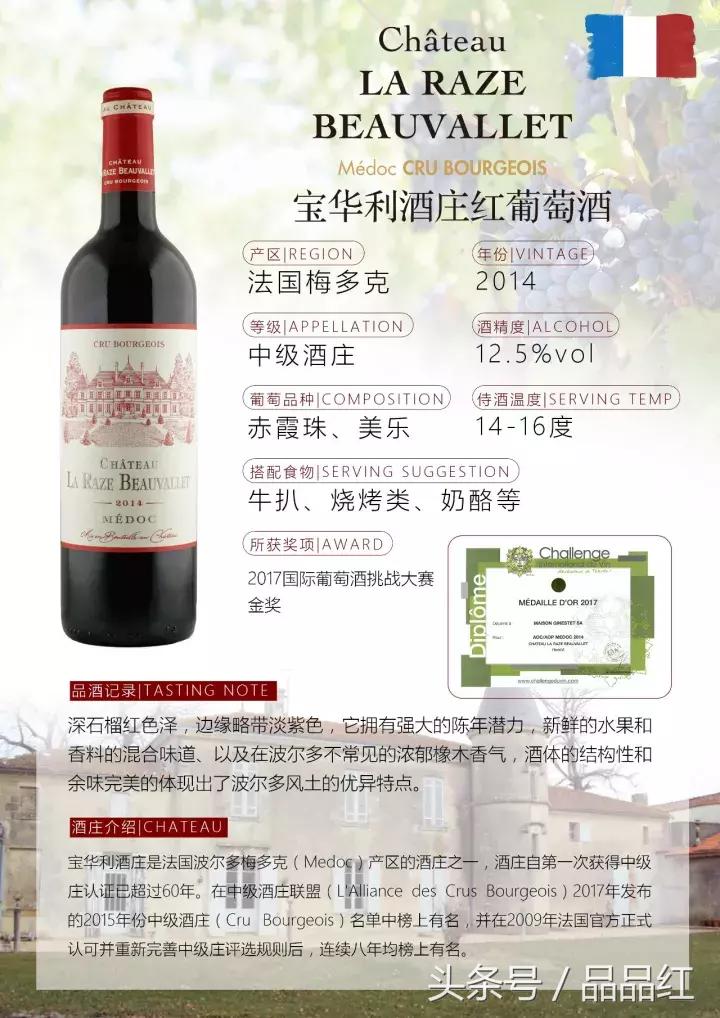 乐富城堡与宝华利酒庄,伯丽梦酒庄和宝华利酒庄哪个好