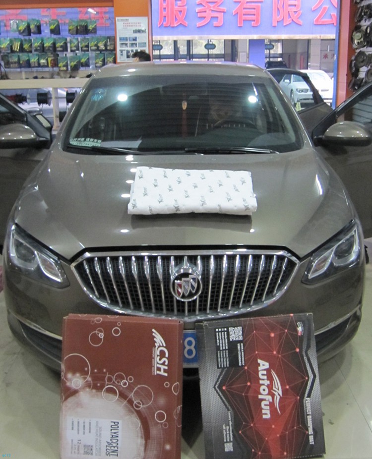 英朗汽车隔音,郑州别克英朗汽车隔音