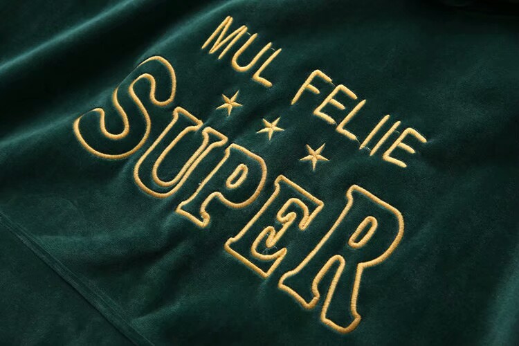 金线刺绣卫衣,金线卫衣