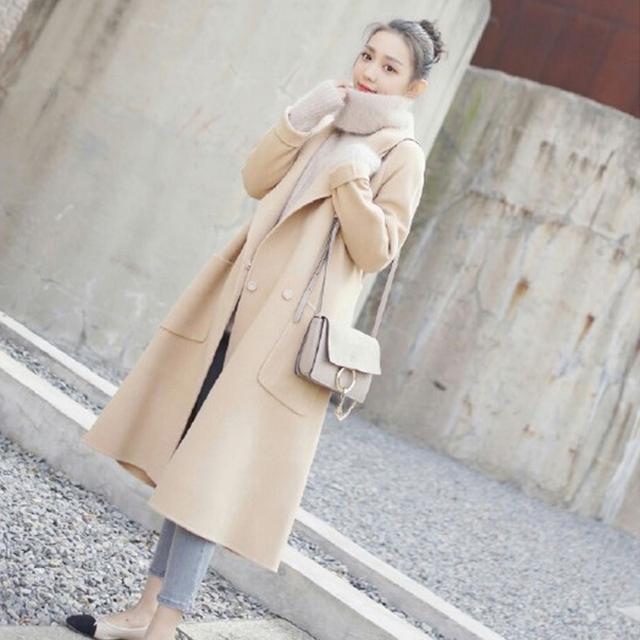 秋冬必备毛呢大衣轻松时髦不臃肿,秋冬纯色毛呢大衣气质范修身