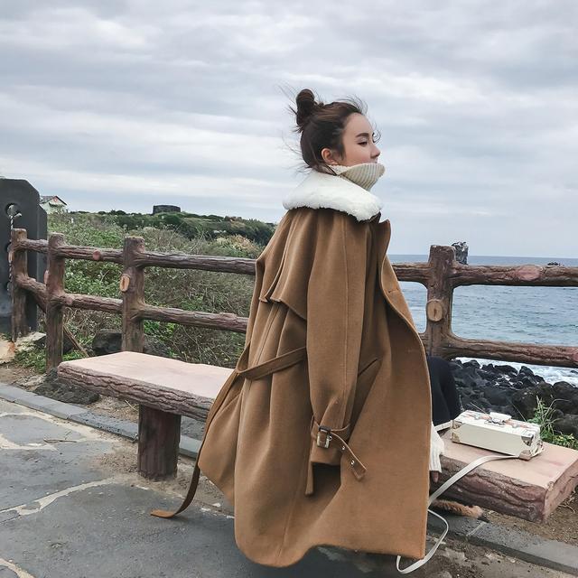 秋冬必备毛呢大衣轻松时髦不臃肿,秋冬纯色毛呢大衣气质范修身