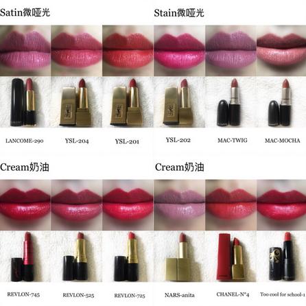 测评100支口红,100只大牌口红测评