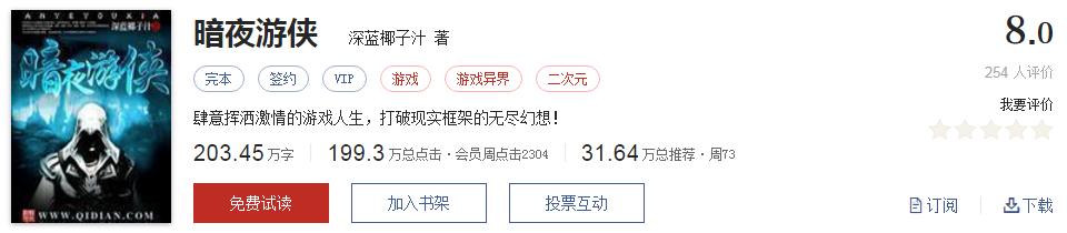 起点经典小说100部推荐,起点历年高分神作