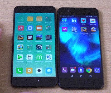 小米速度pk华为速度,小米6对比荣耀9跑分