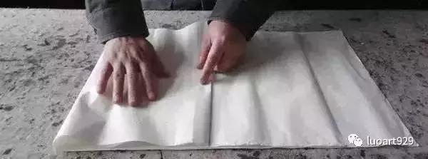 书法的折纸方法欧体,14个字的书法折纸