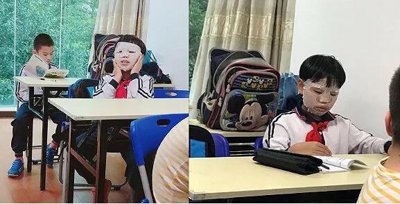 王源敷面膜照片,王源代言馥蕾诗面膜