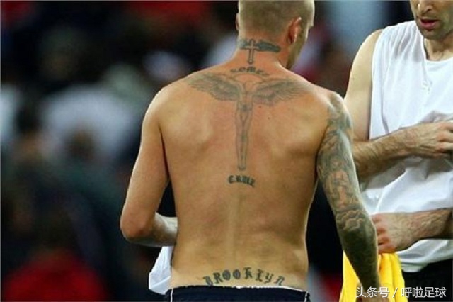 足球球星喜欢的纹身,足球球星们的纹身