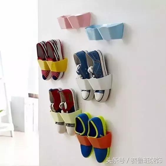 鞋盒改造一下鞋柜能省1倍空间,大号塑料瓶放鞋柜