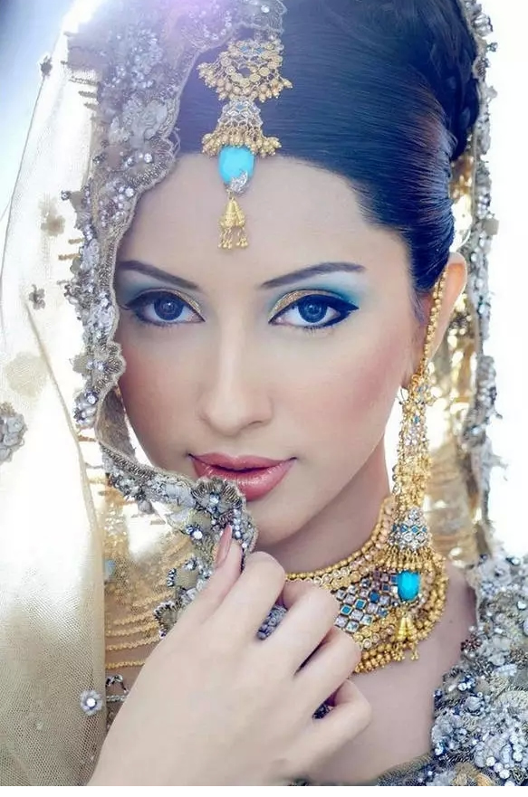 印度新娘妆摄影,印度的新娘妆异域风情简直美爆了