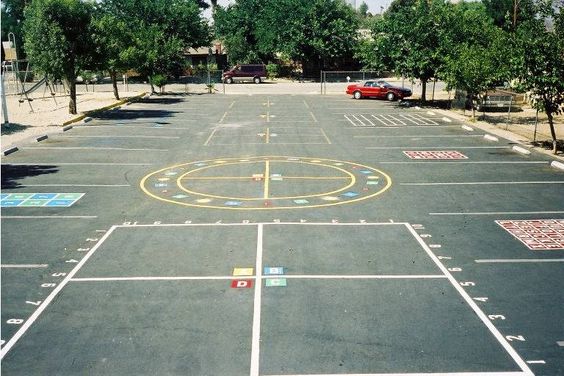 不要小看一个幼儿园,幼儿园地面标志图