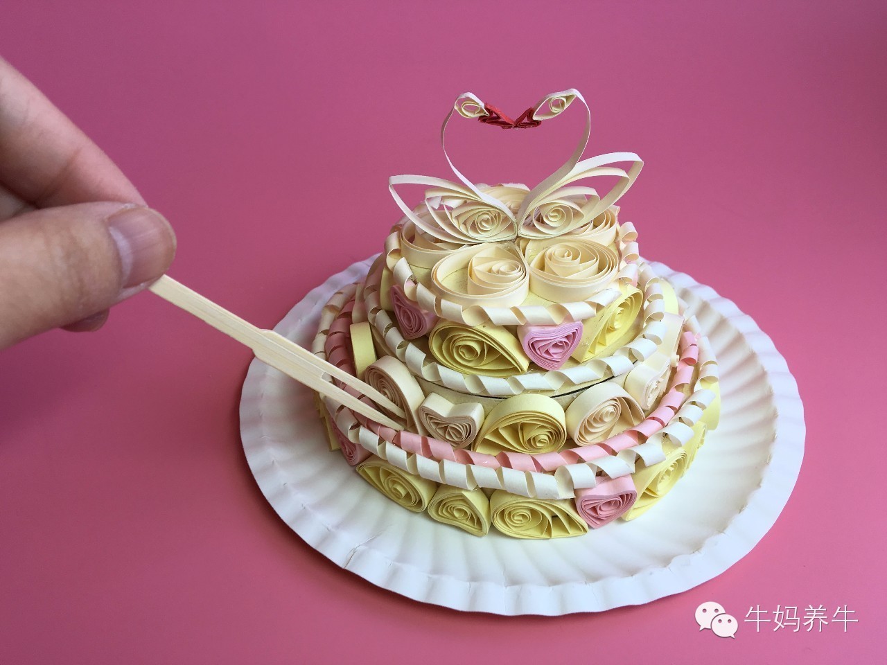 衍纸创意手工简单图片,衍纸手工亲子