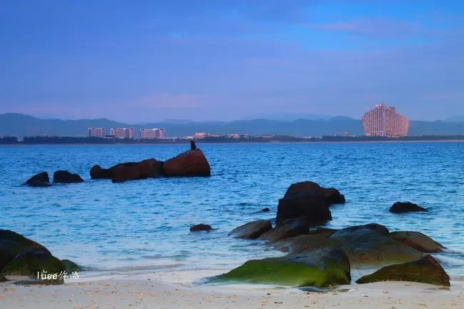 三亚最美的夕阳日落,夕阳的落下