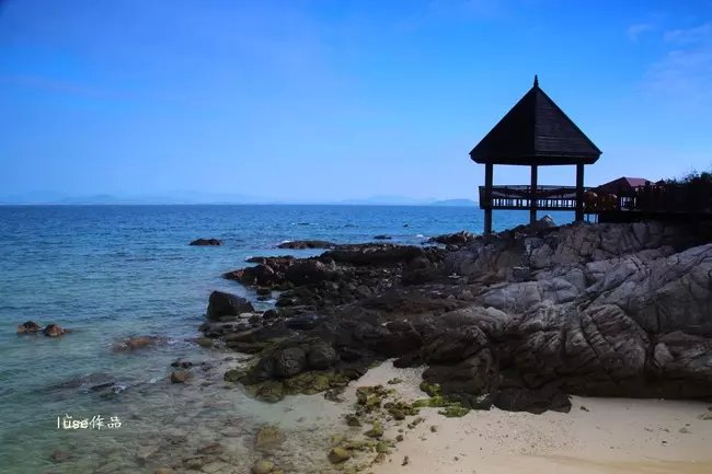 三亚最美的夕阳日落,夕阳的落下