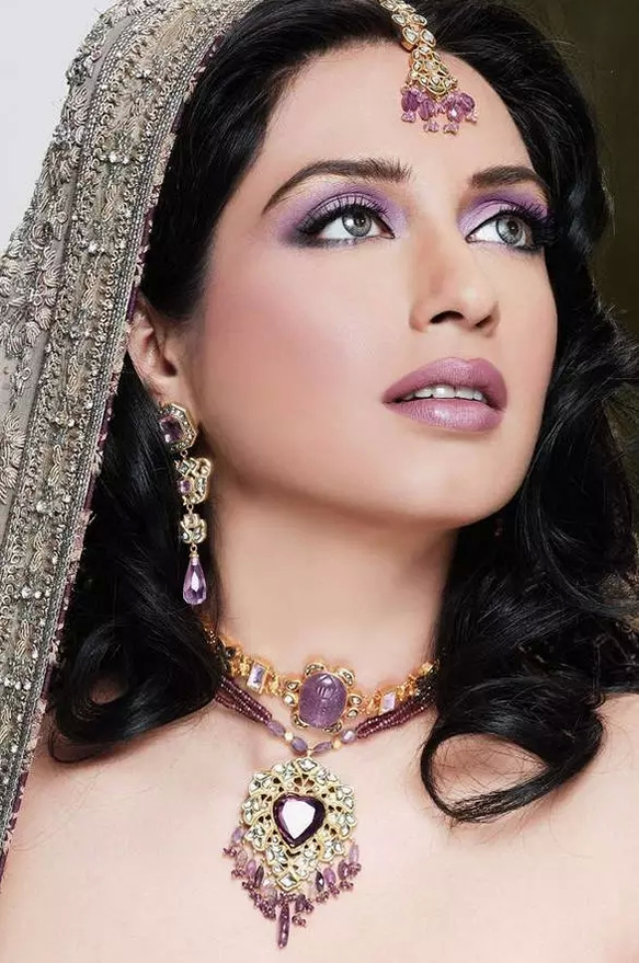 印度新娘妆摄影,印度的新娘妆异域风情简直美爆了