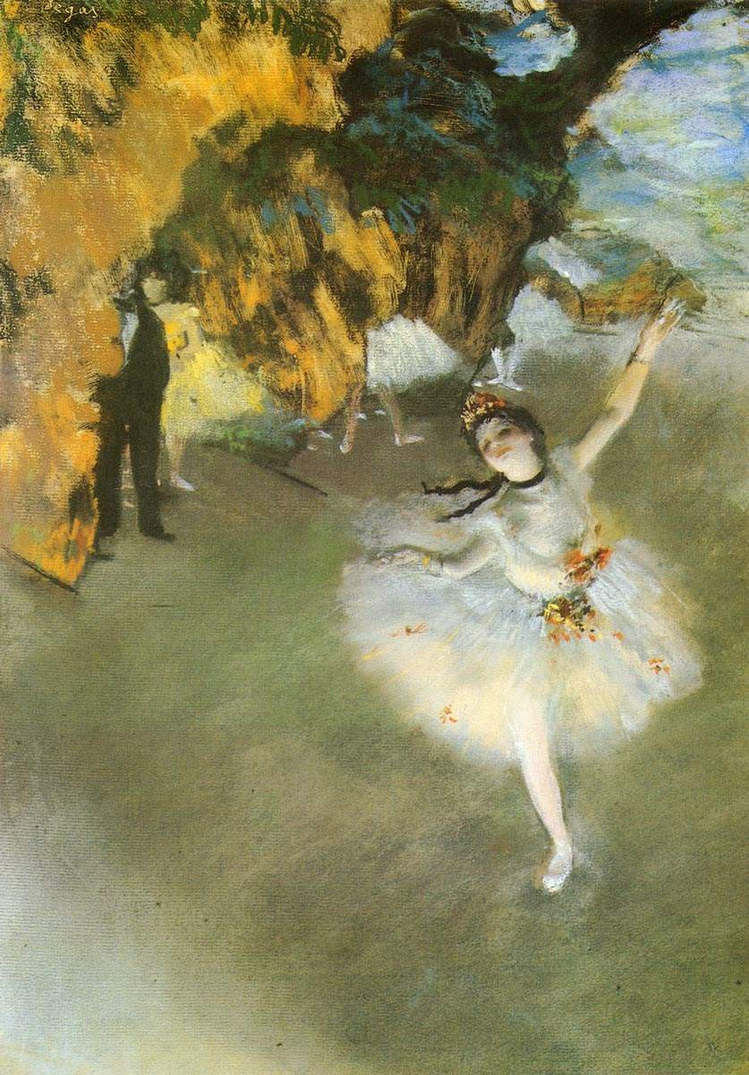 印象派画作德加,印象派画家德加特点