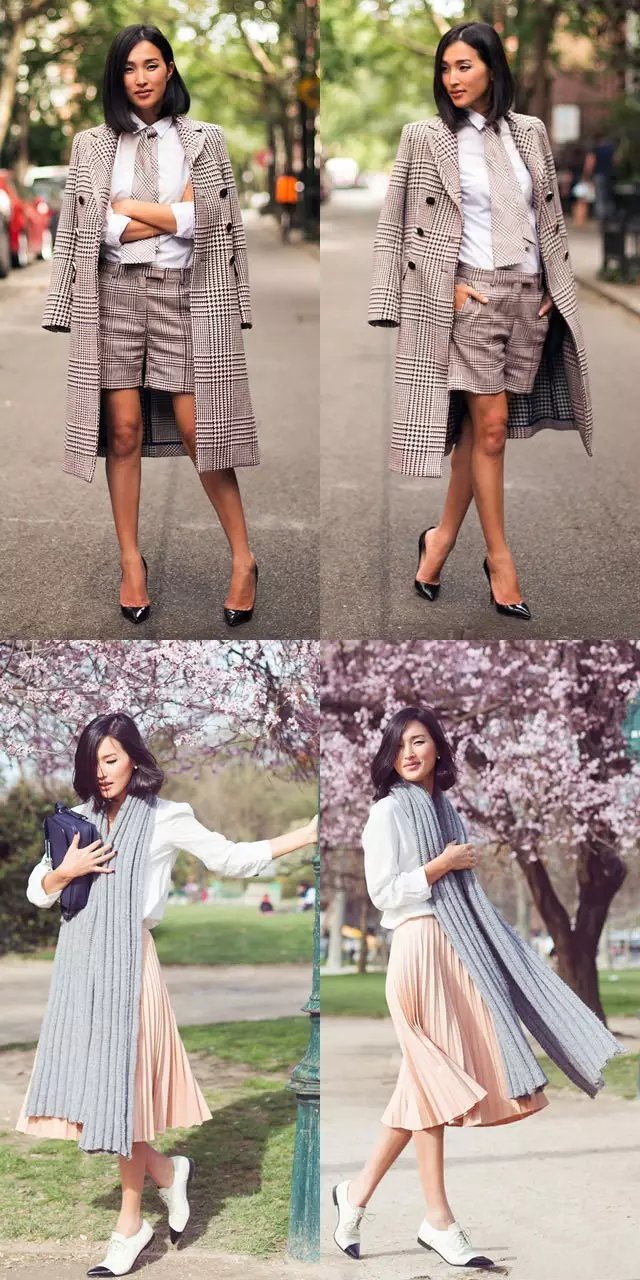 她是各种风格的集大成者，澳大利亚时尚博主妮可·沃恩~