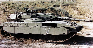 历经数次战争洗礼的以色列“梅卡瓦”主战坦克