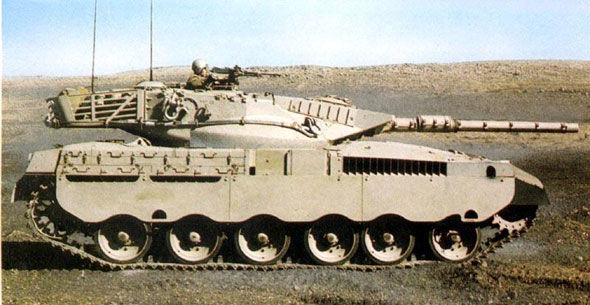 历经数次战争洗礼的以色列“梅卡瓦”主战坦克