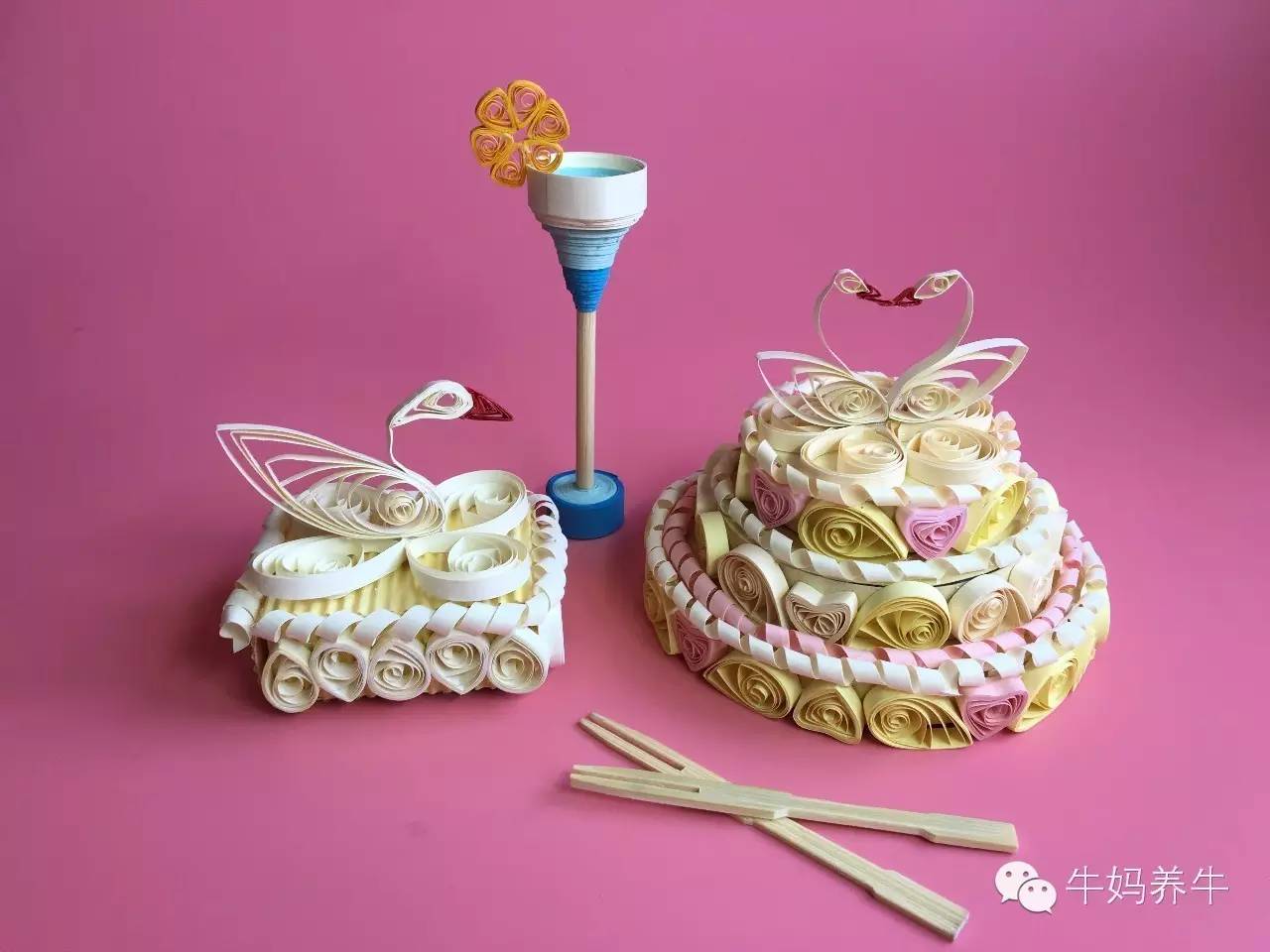 衍纸创意手工简单图片,衍纸手工亲子