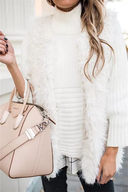 皮草马甲怎么穿搭好看,皮草马甲的穿搭方法