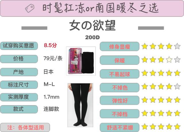 打底裤光腿神器显瘦测评,秋冬季打底裤光腿神器测评红榜