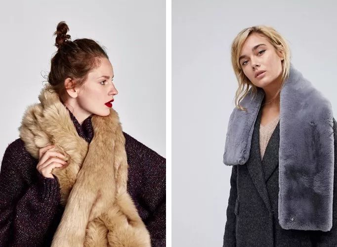 杨幂袁姗姗穿衣搭配图,杨幂羊绒围巾同款