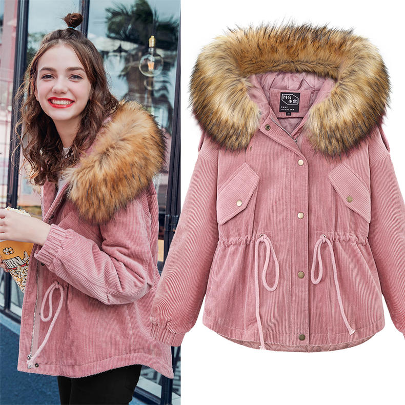 冬装穿搭oversize棉服,时髦棉服保暖显高百分百的女人味